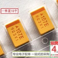 CAPACITOR TANTALO  107E    100UFX25V  CASE D