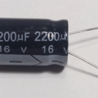 CAPACITOR ELETROLITICO 2200uFX16V
