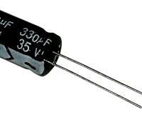CAPACITOR ELETROLITICO 330UFX25V