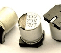 CAPACITOR ELETROLITICO 330uFX25V SMD 10X10MM