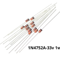 DIODO ZENER 1N4752A   33V  1W  FIO
