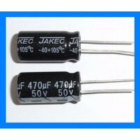 CAPACITOR ELETROLITICO 470uFX50V