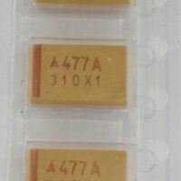 CAPACITOR TANTALO 477A 470UFX10V  CASE D