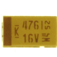 CAPACITOR TANTALO  476 47UFX16V SMD  CASE B