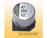 CAPACITOR ELETROLITICO 47UFX35V SMD 10X8MM