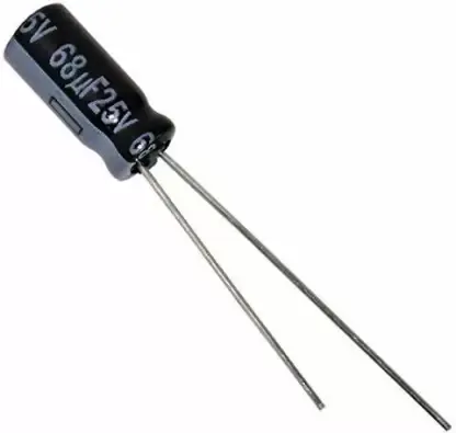 CAPACITOR ELETROLITICO 68UFX25V