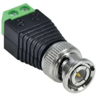 CONECTOR BNC MACHO C/ BORNE  P/ CFTV