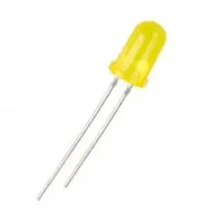 LED AMARELO DIFUSO 5MM