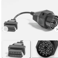 CABO ADAPTADOR OBD2 16 FEMEA PARA 20 PINOS  MACHO   CIRCULAR