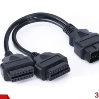 CABO OBD2 MACHO  SAIDA  2 OBD2 FEME PARA DIAGNOSTICO
