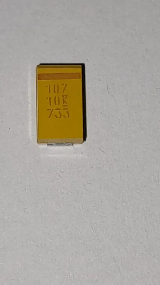 CAPACITOR TANTALO 107A 100UFX10V CASE C