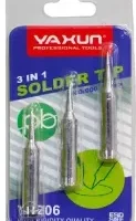 KIT PONTA DE SOLDADOR YAXUN 3 PONTAS