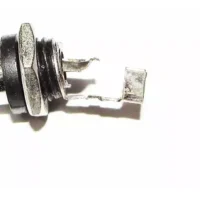CONECTOR JACK RCA PRETO PAINEL