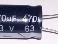 CAPACITOR ELETROLITICO 470UFX63V