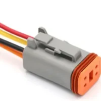 CONECTOR DT4- 4 PINOS MACHO / FEMEA    COM CABO