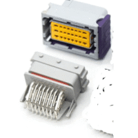 CONECTOR ECU 24PINOS  FEMEA / MACHO CINZA