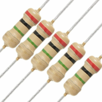 RESISTOR 2M 1/4W 5% FIO