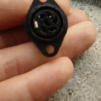 CONECTOR MINI DIN 5VIAS PRETO