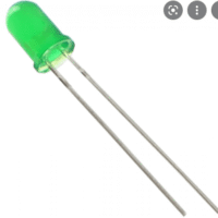 LED VERDE DIFUSO 5MM