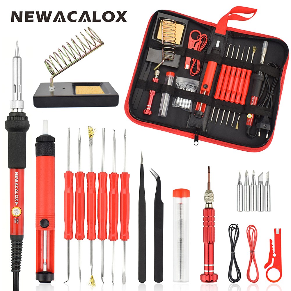 NEWACALOX 60 W 220V UE/EUA El?trica Multifuncional Kit
