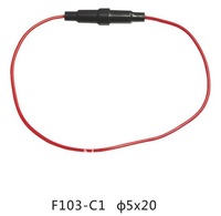 PORTA FUSIVEL RABICHO F103-C 5X20