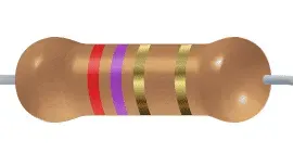 RESISTOR 2R7 1/4W  5%