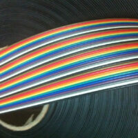 CABO FLAT 50VIAS COLORIDO pre?o por metro