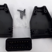 CONECTOR OBD2 MACHO 16PINOS (SEM A PLACA INTERNA)
