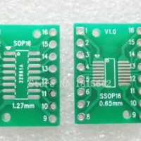 PLACA ADAPTADORA  SOP16/S016/ SOIC16/ TSSOP16/ MSOP16  SMD PARA DIP16