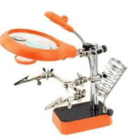 LUPA  COM SUPORTE E LED /BANCADA